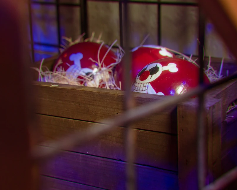 Props from the ONE PIECE show.