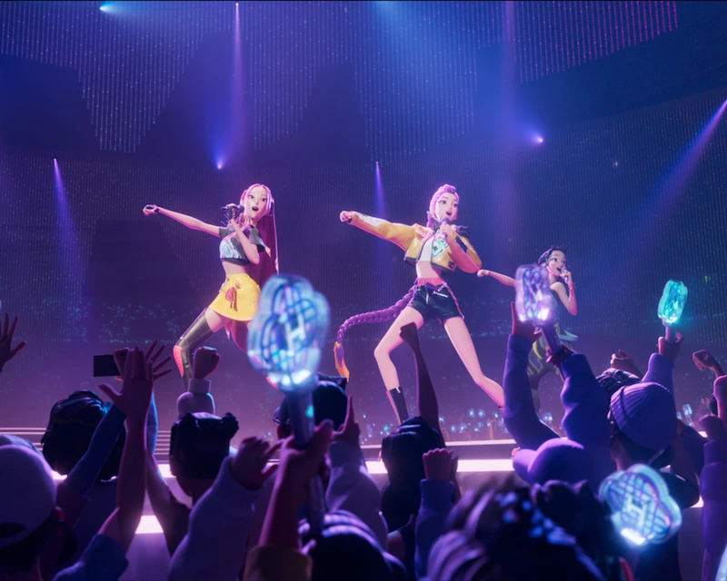 Huntrix Performing