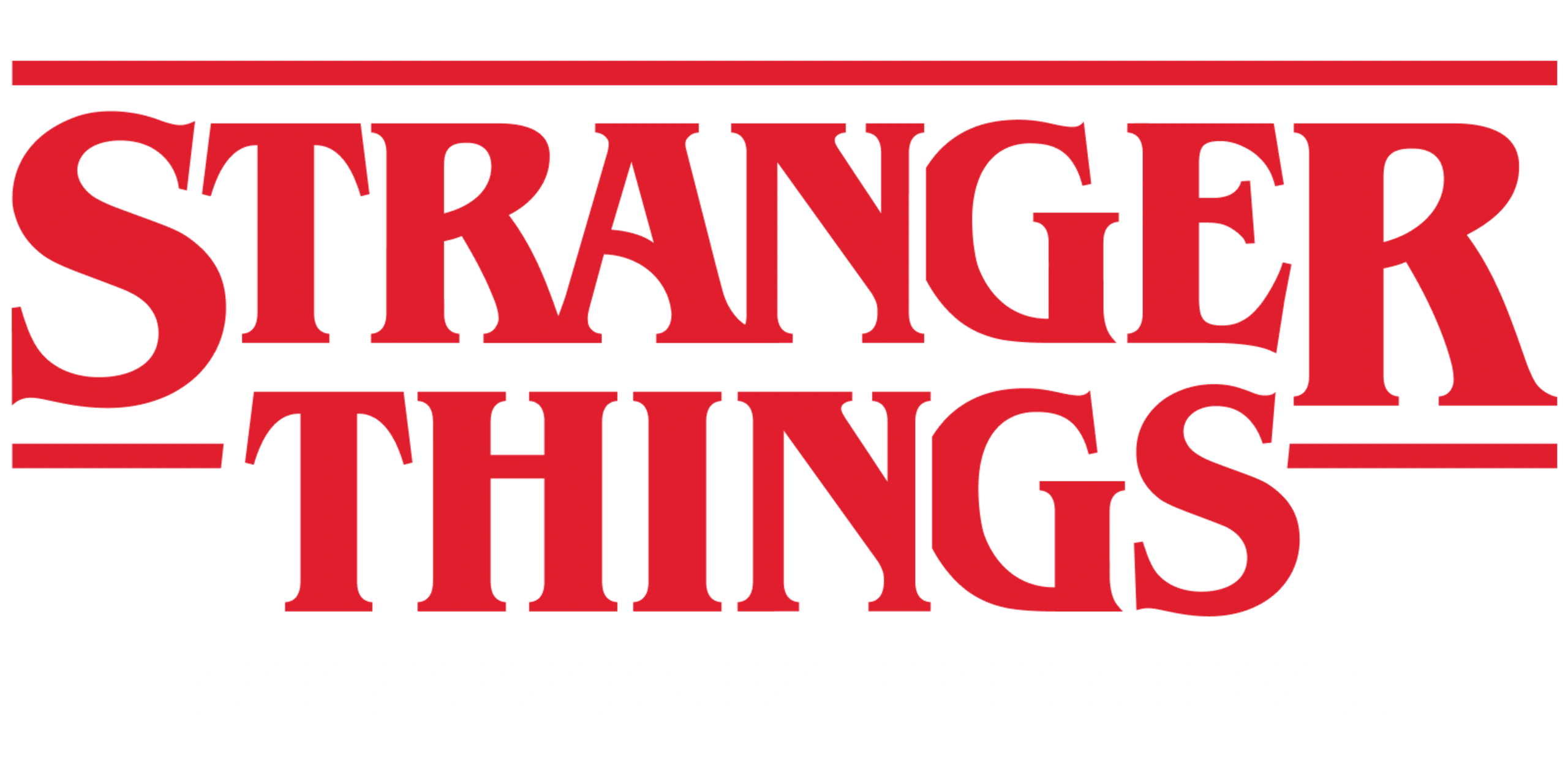 Stranger Things: The Immersive Experience Stacked Logo