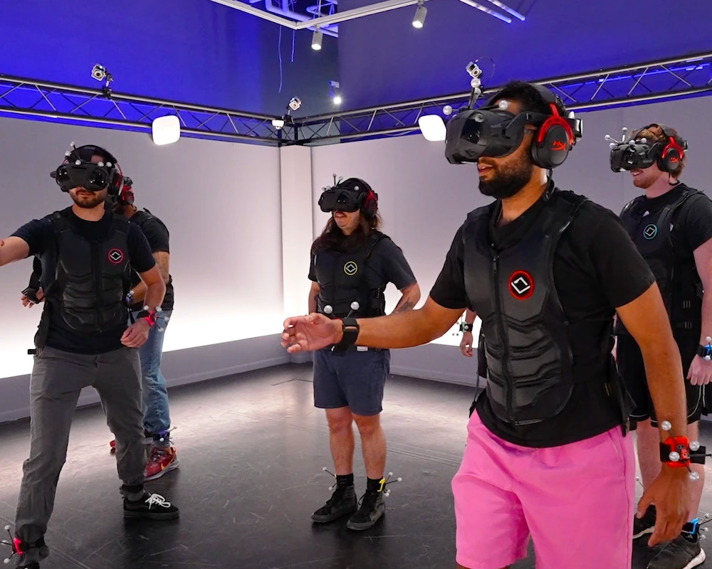 Guests playing Squid Game at Netflix Virtuals