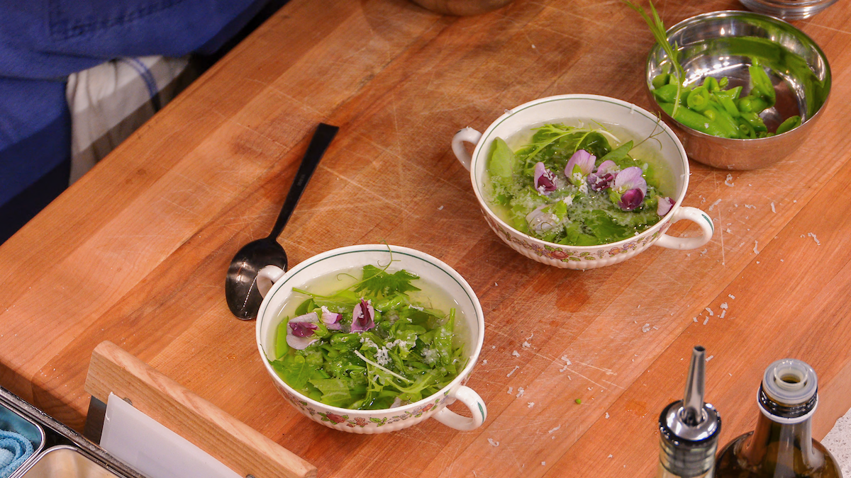 David Chang’s Peas and White Chocolate (Ode to Jeremy Fox)