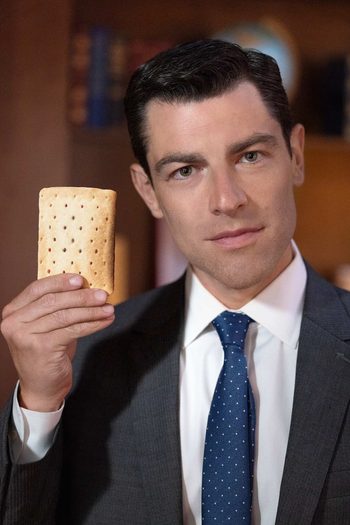 Max Greenfield as Rick Ludwin in ‘Unfrosted.’