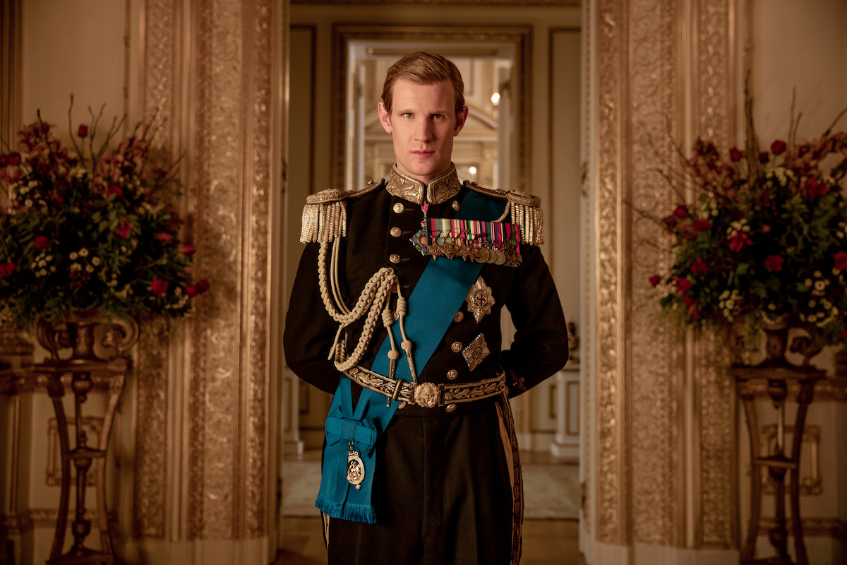 Matt Smith as Prince Philip in The Crown, Season 2.