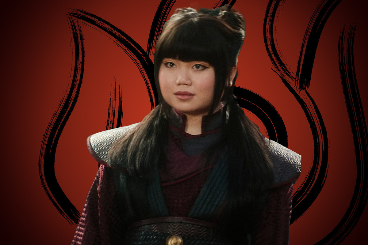 Thalia Tran as Mai wears black Fire Nation robes in season 1 of ‘Avatar: The Last Airbender’