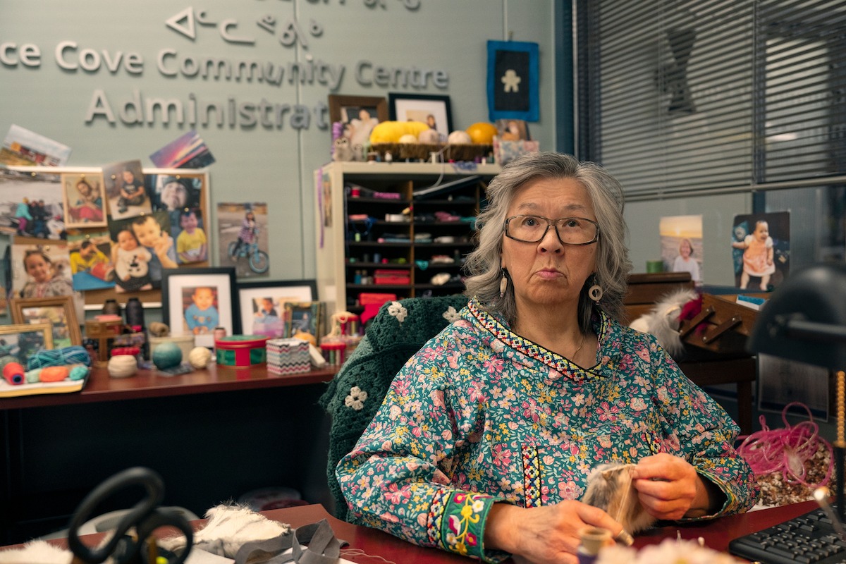 Nutaaq Doreen Simmonds as Elisapee in ‘North of North’.