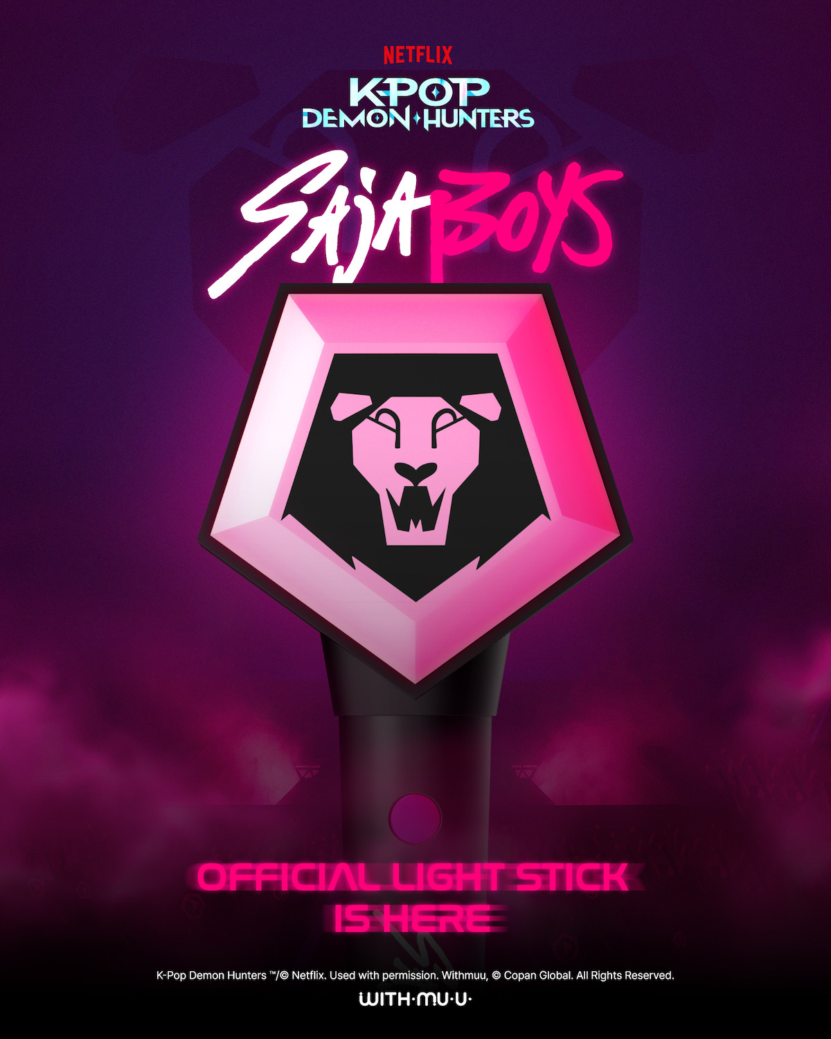 KPop Demon Hunters' Official Light Sticks Announced for HUNTR/X