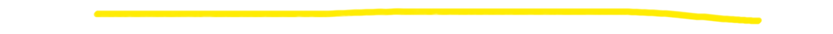 A thick, wavy yellow line on a solid black background, stretching horizontally across the image, with the line tapering off slightly at the right end.