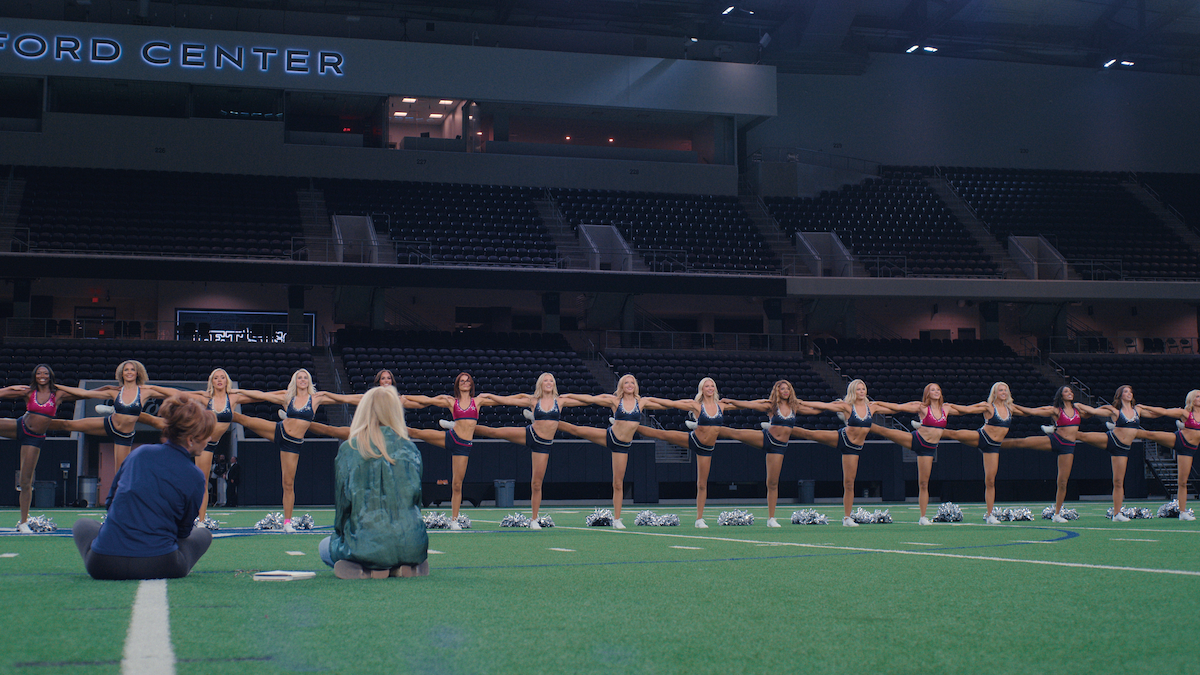 Dallas Cowboys Cheerleaders training