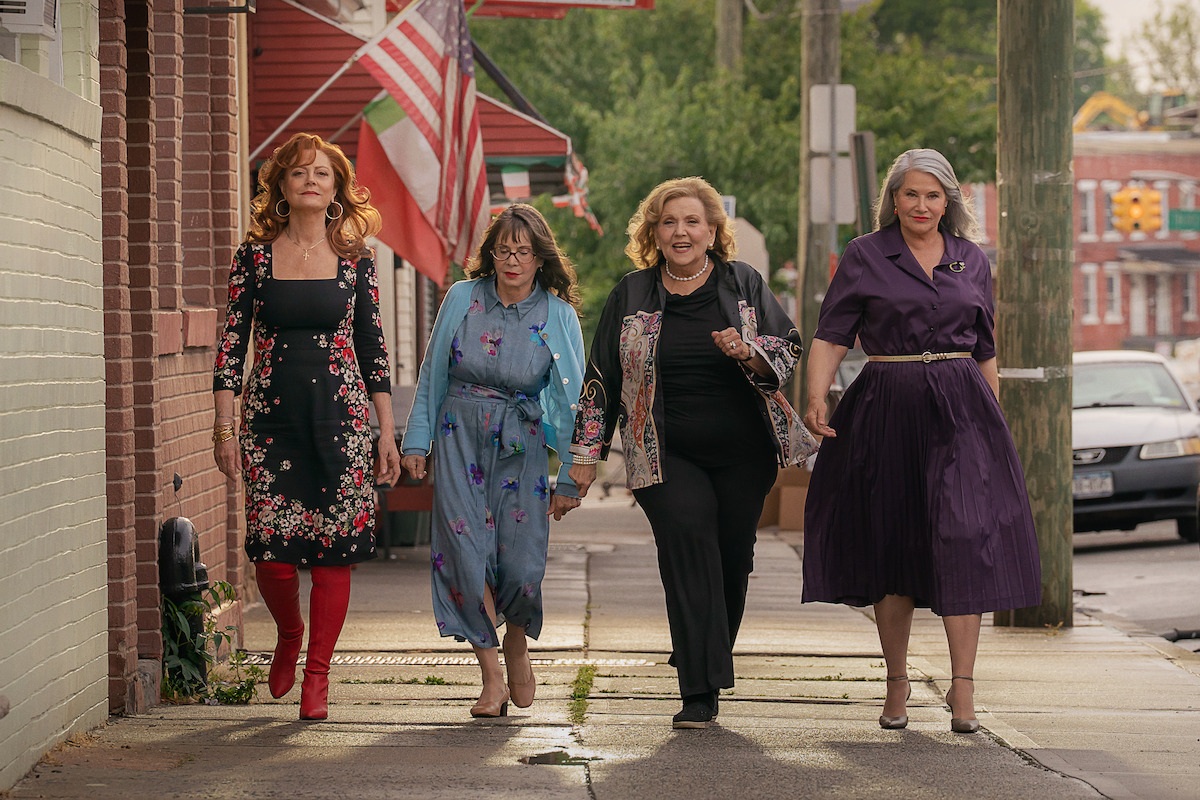 Susan Sarandon as Gia, Talia Shire as Teresa, Brenda Vaccaro as Antonella and Lorraine Bracco as Roberta in ‘Nonnas’