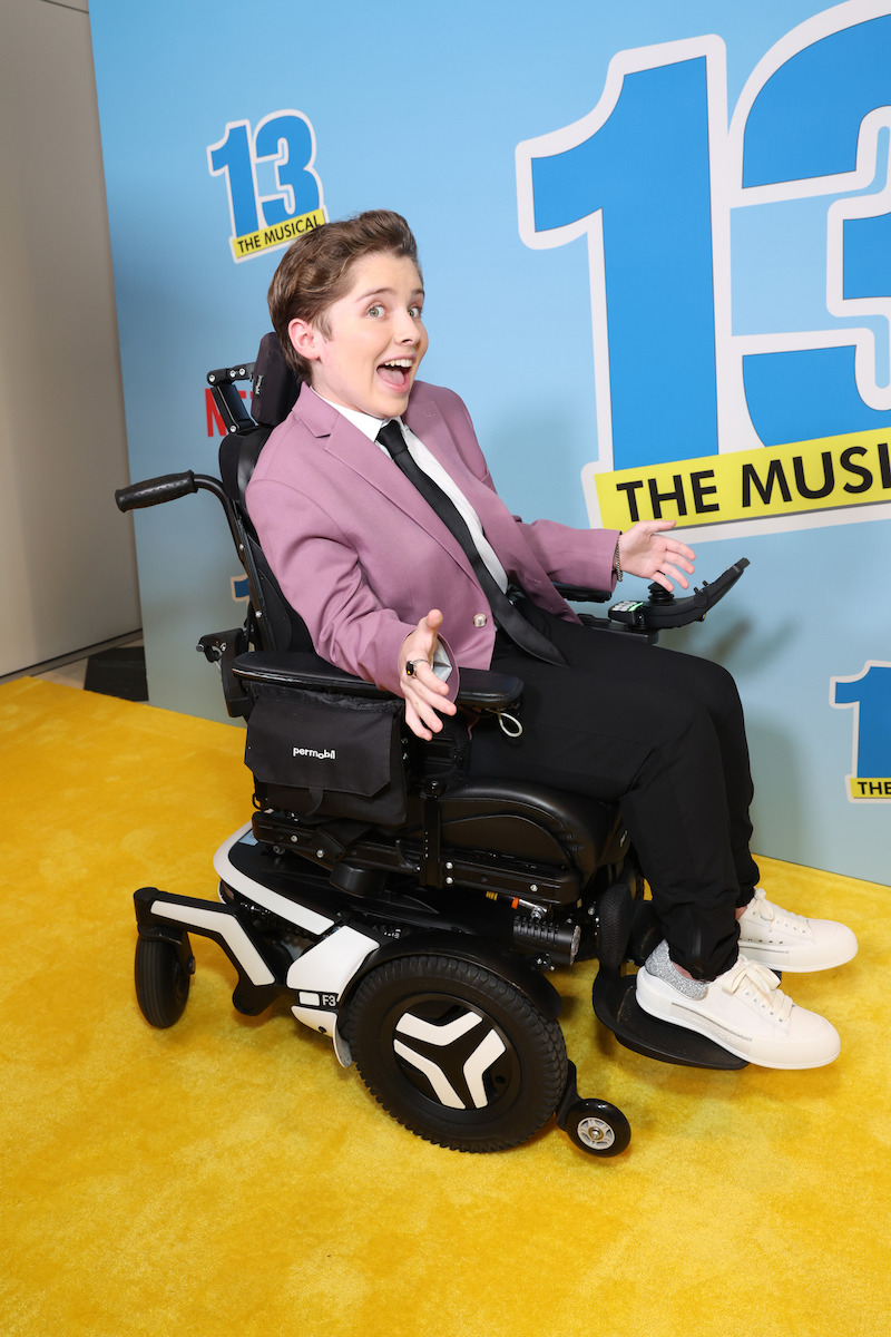 Jonathan Lengel on the 13: The Musical yellow carpet.‘13: The Musical’ Red Carpet Premiere