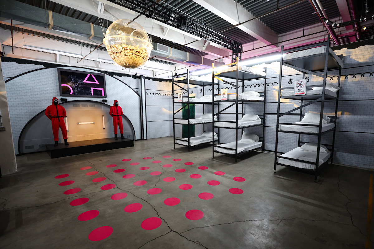 Bunkhouse set from Squid Game: The Experience