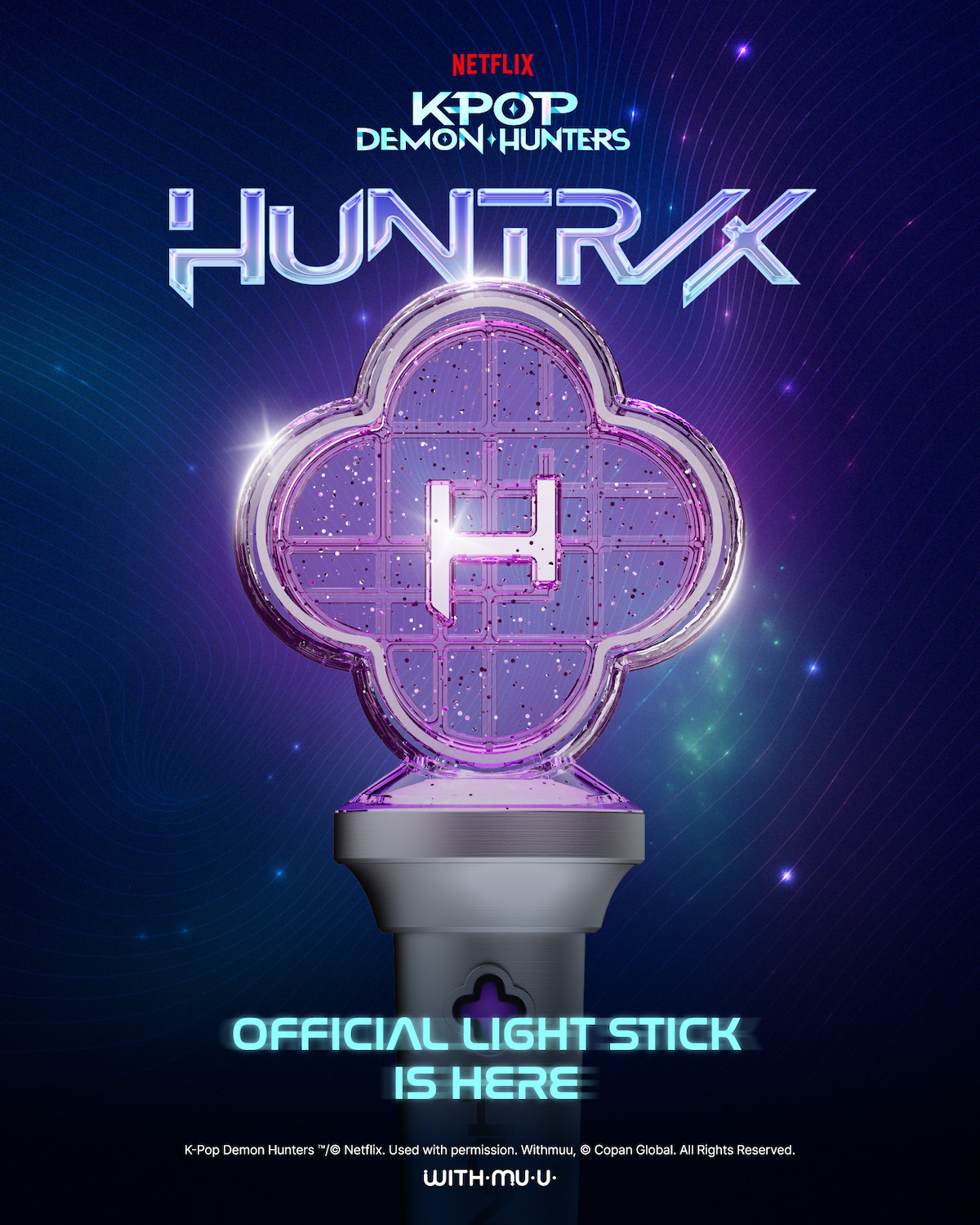 KPop Demon Hunters' Official Light Sticks Announced for HUNTR/X