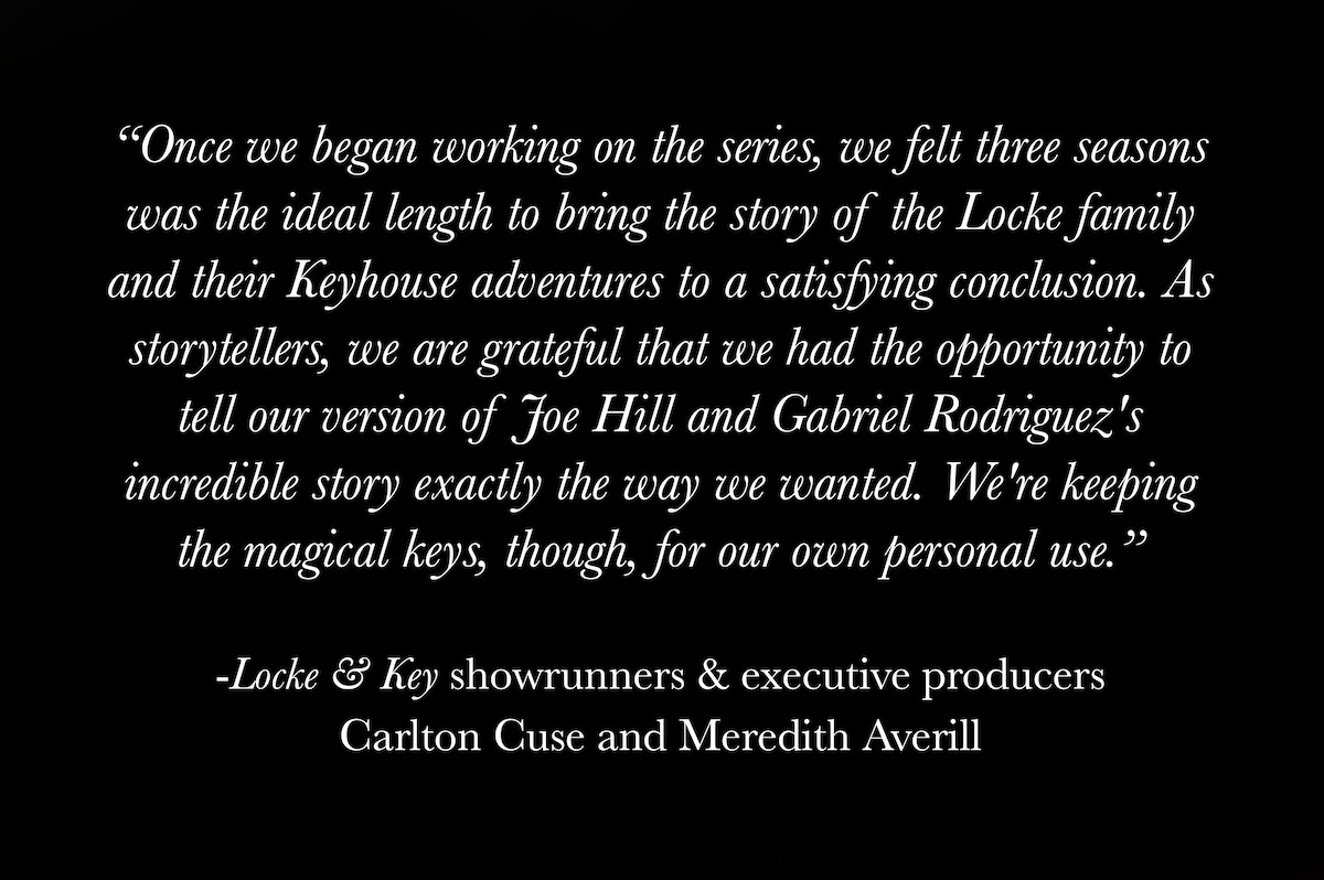 Locke & Key' Season 3 Will Be the Show's Final Season - Netflix Tudum