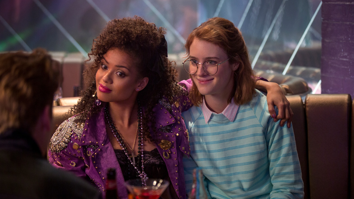 Gugu Mbatha-Raw and Mackenzie Davis in the "San Junipero" episode of 'Black Mirror' Season 3