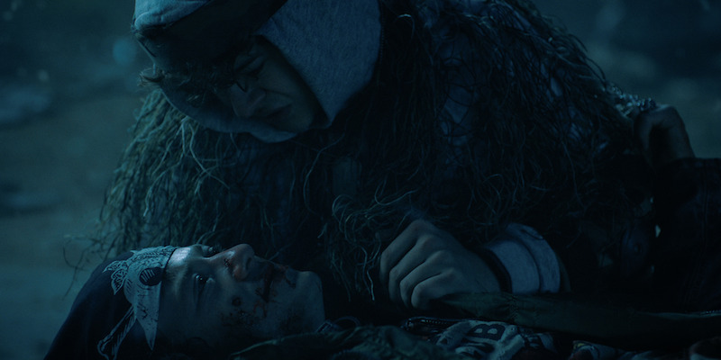 From left: Quinn as Eddie and Matarazzo as Dustin in Stranger Things Season 4, Volume 2. - See Over 100 Photos From ‘Stranger Things’ Season 4 Volume 2