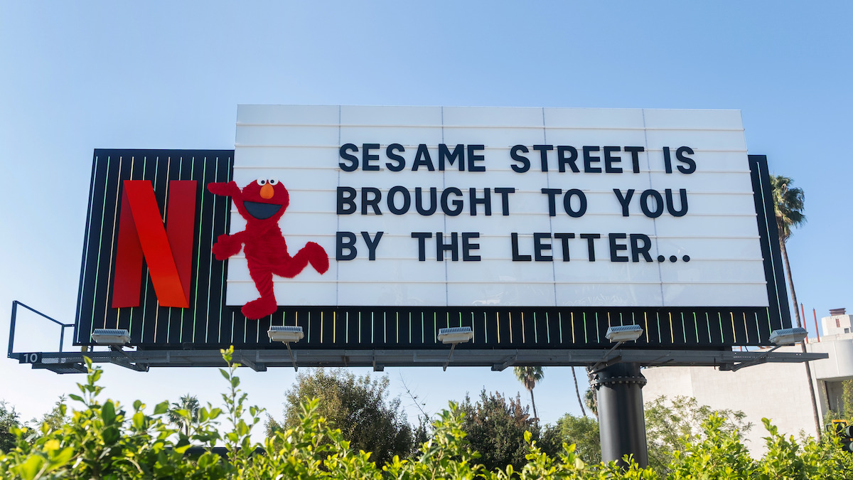 Sesame Street Sunset Marquee - ‘Sesame Street is Brought to you by the Letter …’