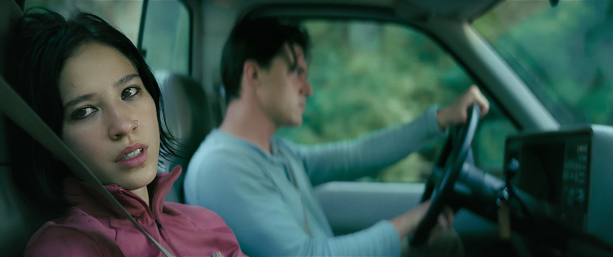 Kelsey Asbille as Iris and Finn Wittrock as Richard in “Don’t Move.”