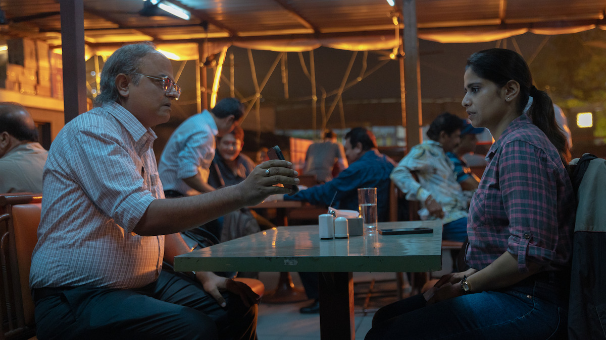 Gajraj Rao and Sai Tamhankar in ‘Dabba Cartel’