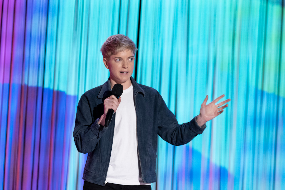 Mae Martin at The Greek Theatre for Netflix Is A Joke Fest