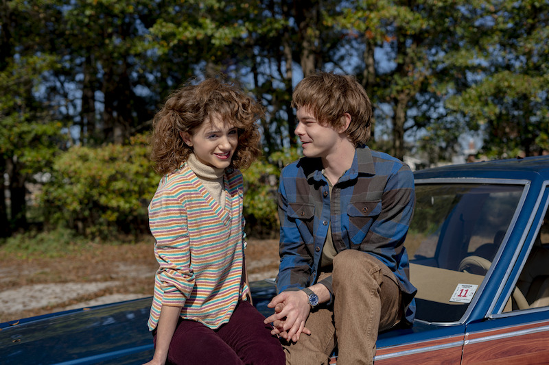 From left: Dyer as Nancy and Heaton as Jonathan in Stranger Things Season 4, Volume 2. - See Over 100 Photos From ‘Stranger Things’ Season 4 Volume 2