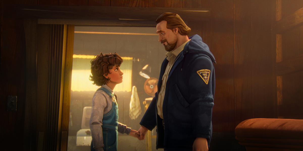 Eleven and Hopper in ‘Stranger Things: Tales From ‘85’