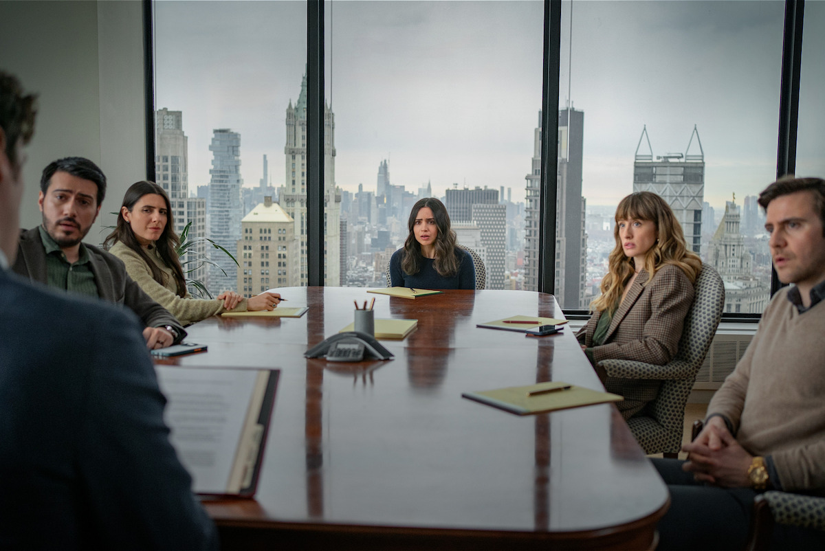 Dario Ladani Sanchez as Lucas, Marianne Rendón as Zoe, Sofia Carson as Alex, Rachel Zeiger-Haag as Catherine, and Federico Rodriguez as Julian in ‘The Life List’.