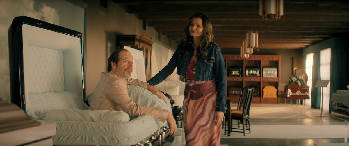 Denis O’Hare as Wally and Geena Davis as Renee in ‘The Boroughs’