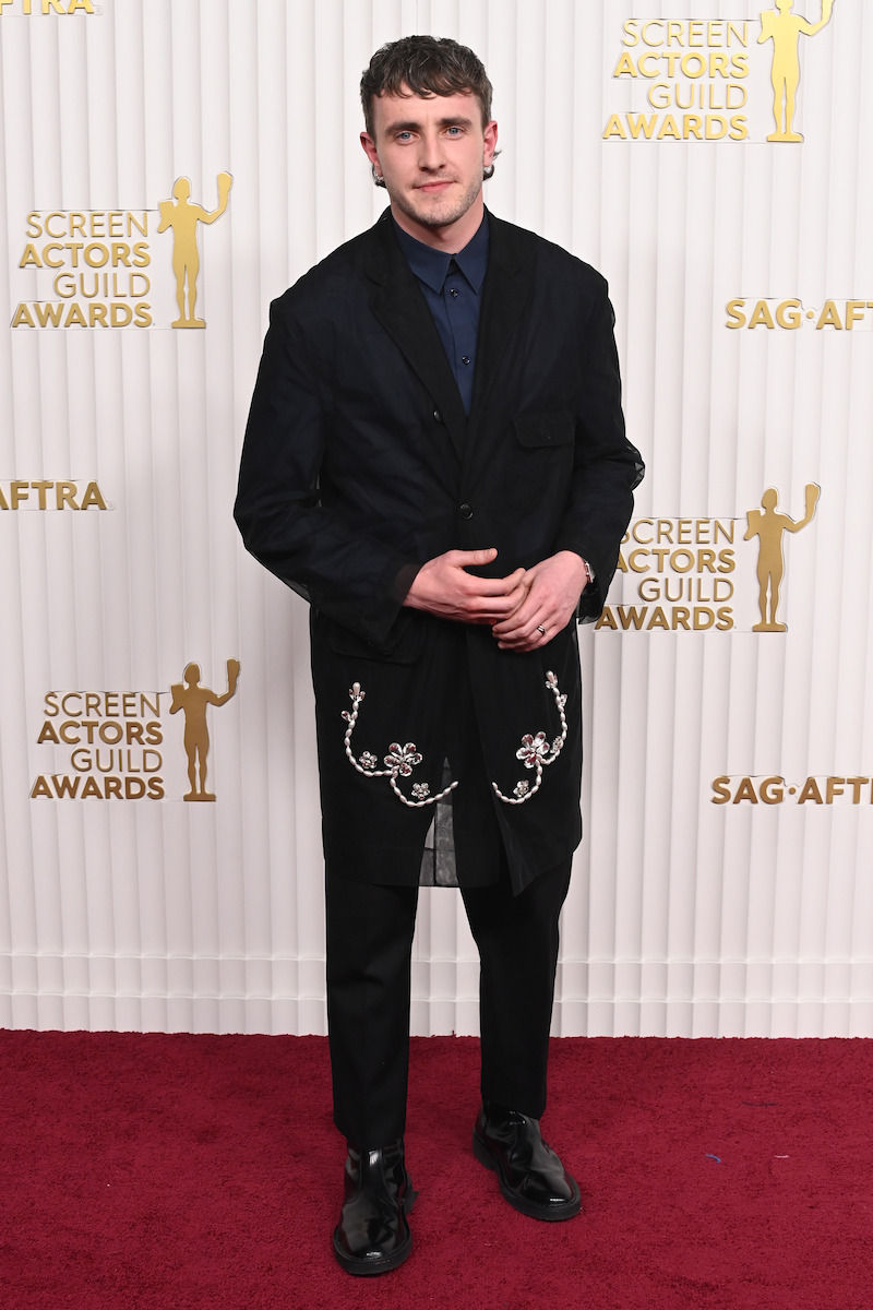 Paul Mescal at the 2023 Screen Actors Guild Awards in Los Angeles.