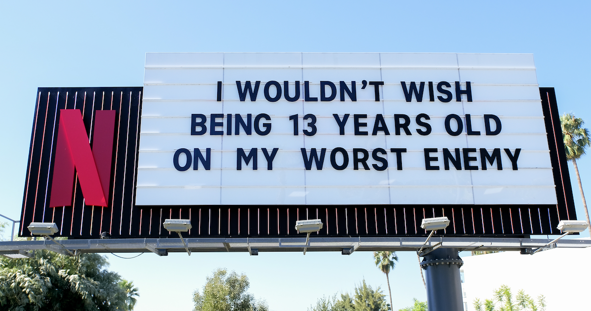 You Are So Not Invited to My Bat Mitzvah Sunset Blvd marquee