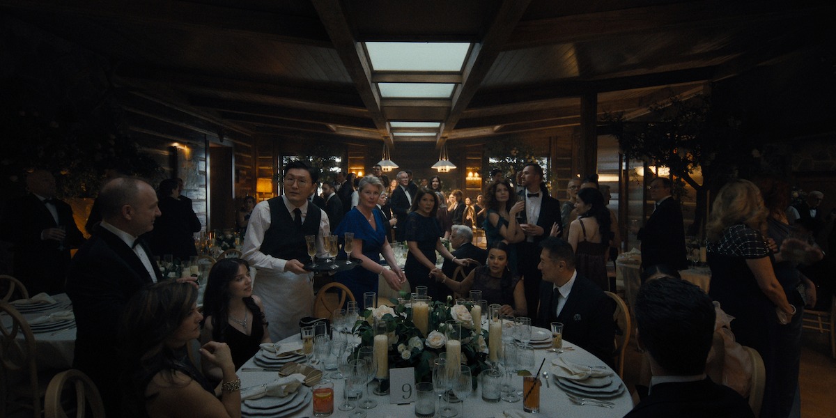 A wedding reception in ‘Something Very Bad Is Going To Happen’