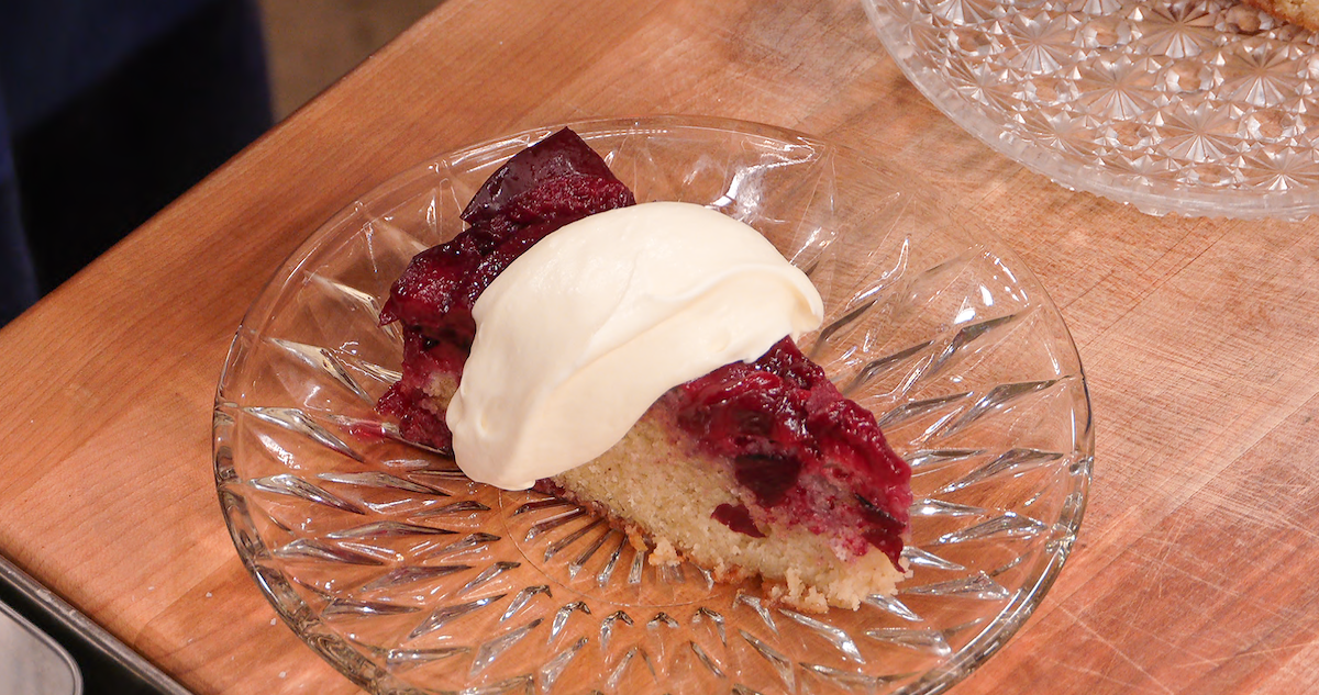 David Chang’s Plum Upside Down Cake.
