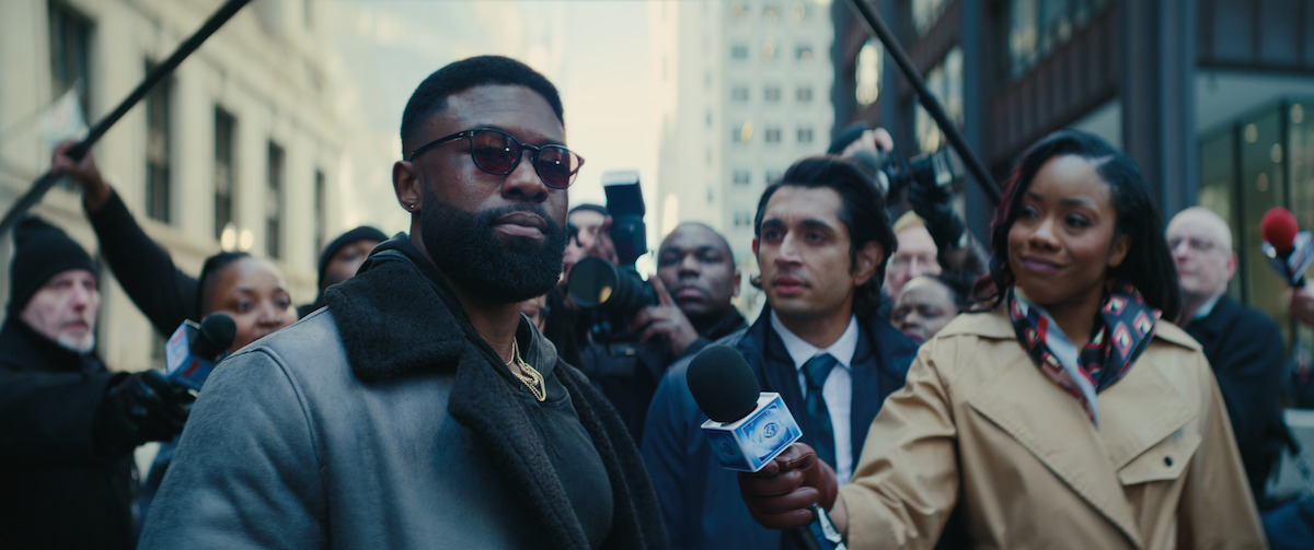 Trevante Rhodes as Zyair in ‘Mea Culpa’.