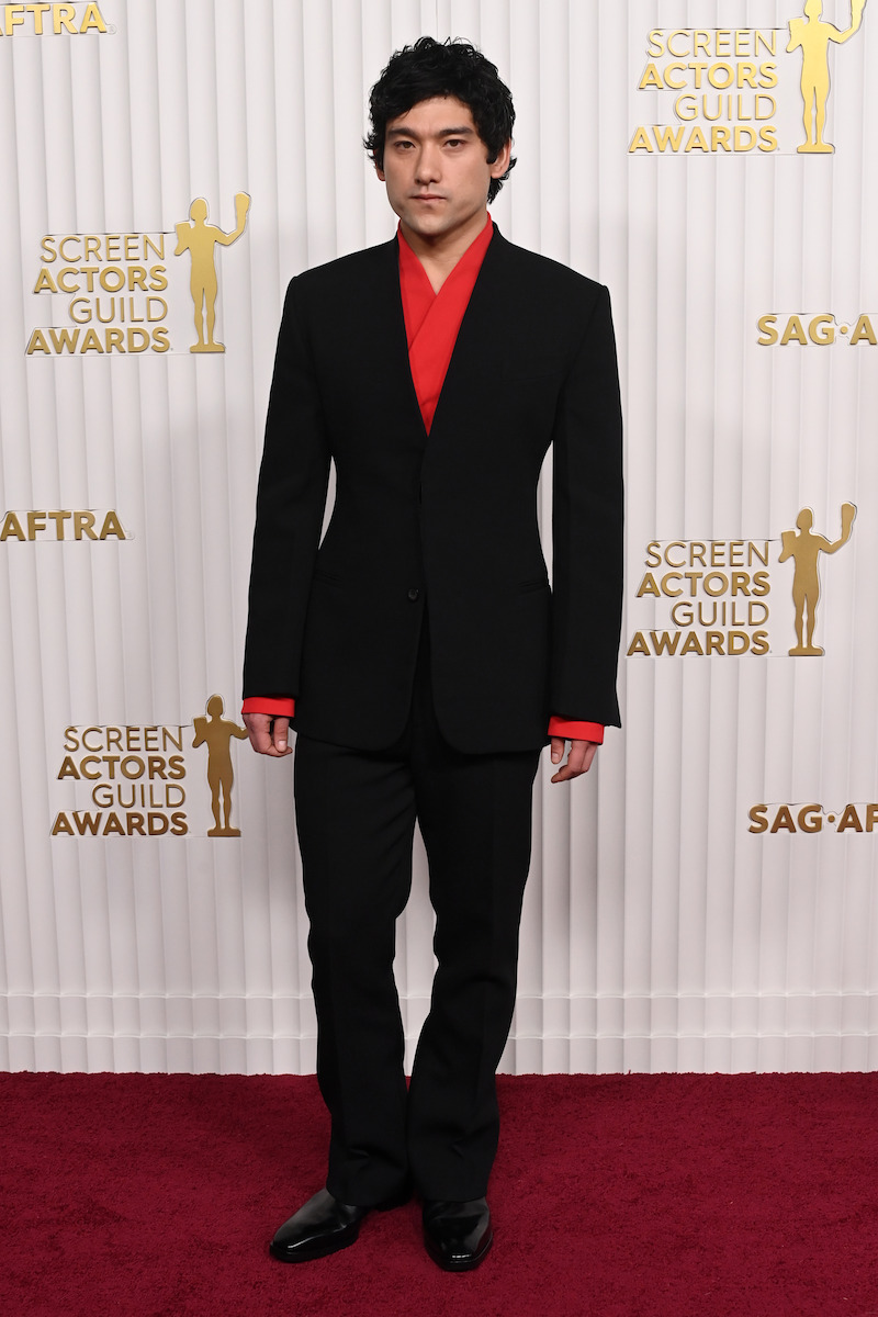 Will Sharpe at the 2023 Screen Actors Guild Awards in Los Angeles.