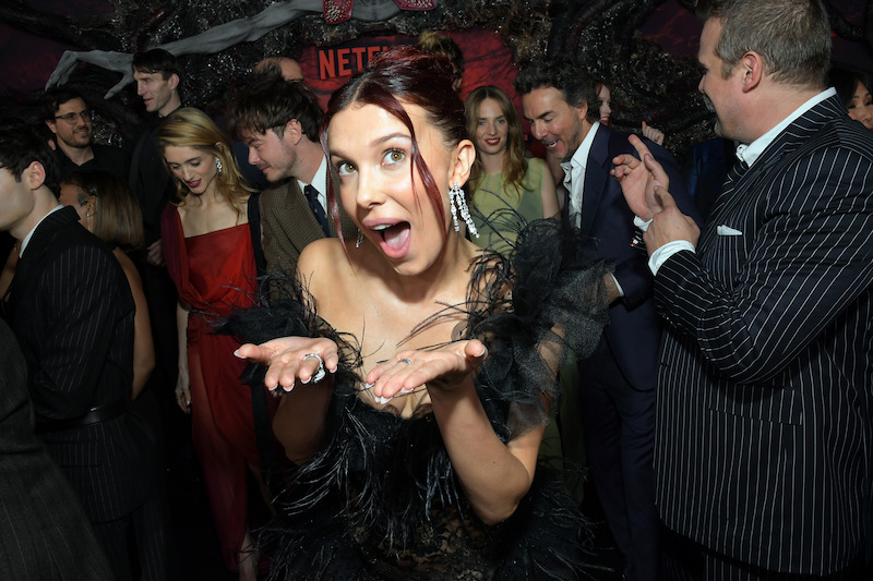 Millie Bobby Brown attends the 'Stranger Things 5' World Premiere.