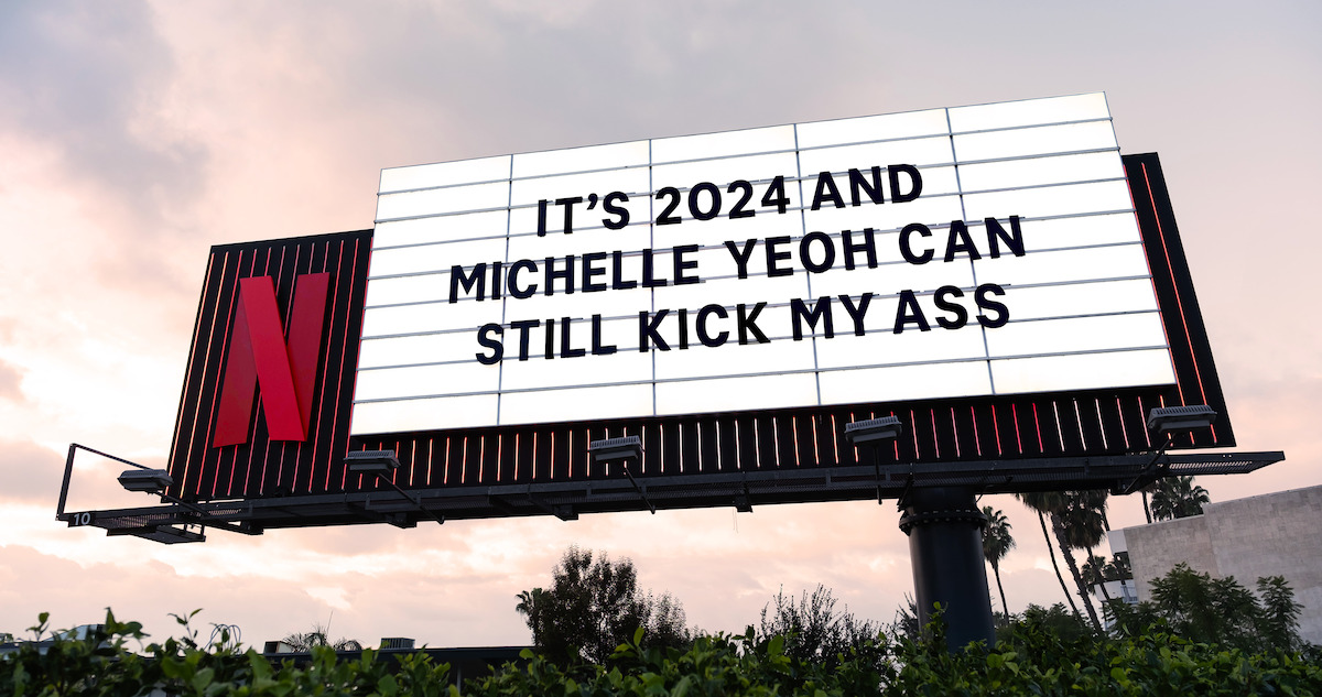 Sunset Boulevard Billboard - ‘It’s 2024 and Michelle Yeoh can still kick my ass’