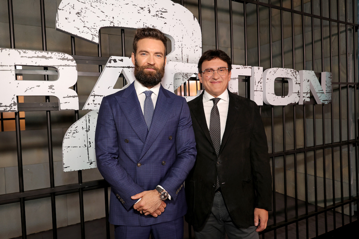 Sam Hargrave and Anthony Russo attend the Extraction 2 New York premiere.