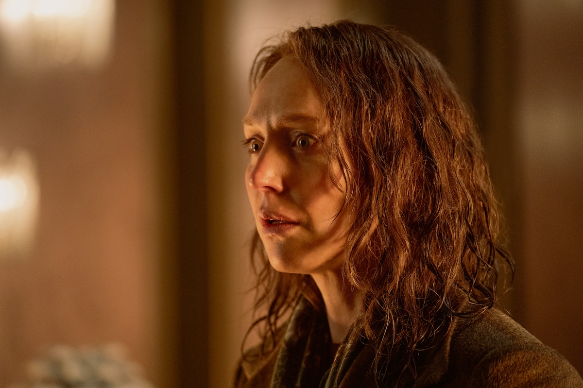 Corinne Aldrich looking shocked