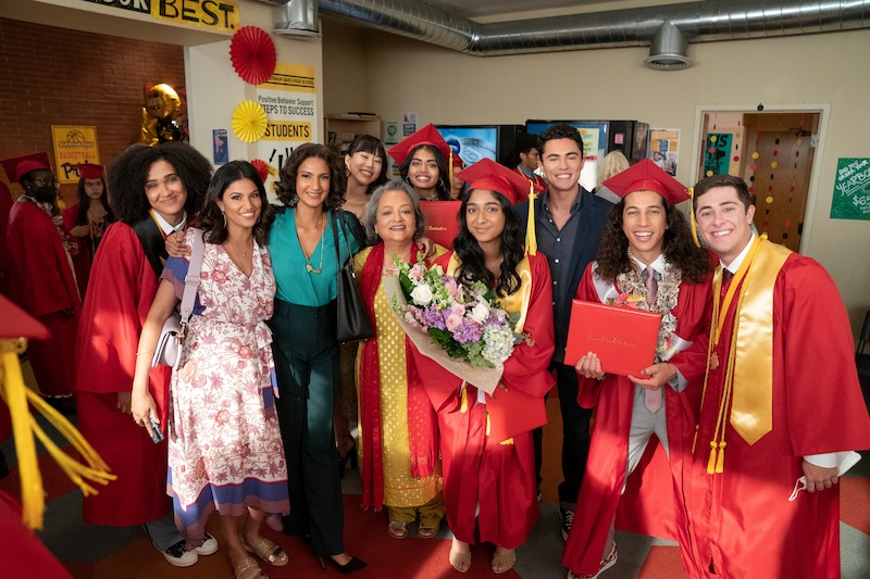 Lee Rodriguez as Fabiola Torres, Richa Moorjani as Kamala, Poorna Jagannathan as Nalini Vishwakumar, Ramona Young as Eleanor Wong, Ranjita Chakravarty as Nirmala, Megan Suri as Aneesa, Maitreyi Ramakrishnan as Devi, Darren Barnet as Paxton Hall-Yoshida, 
