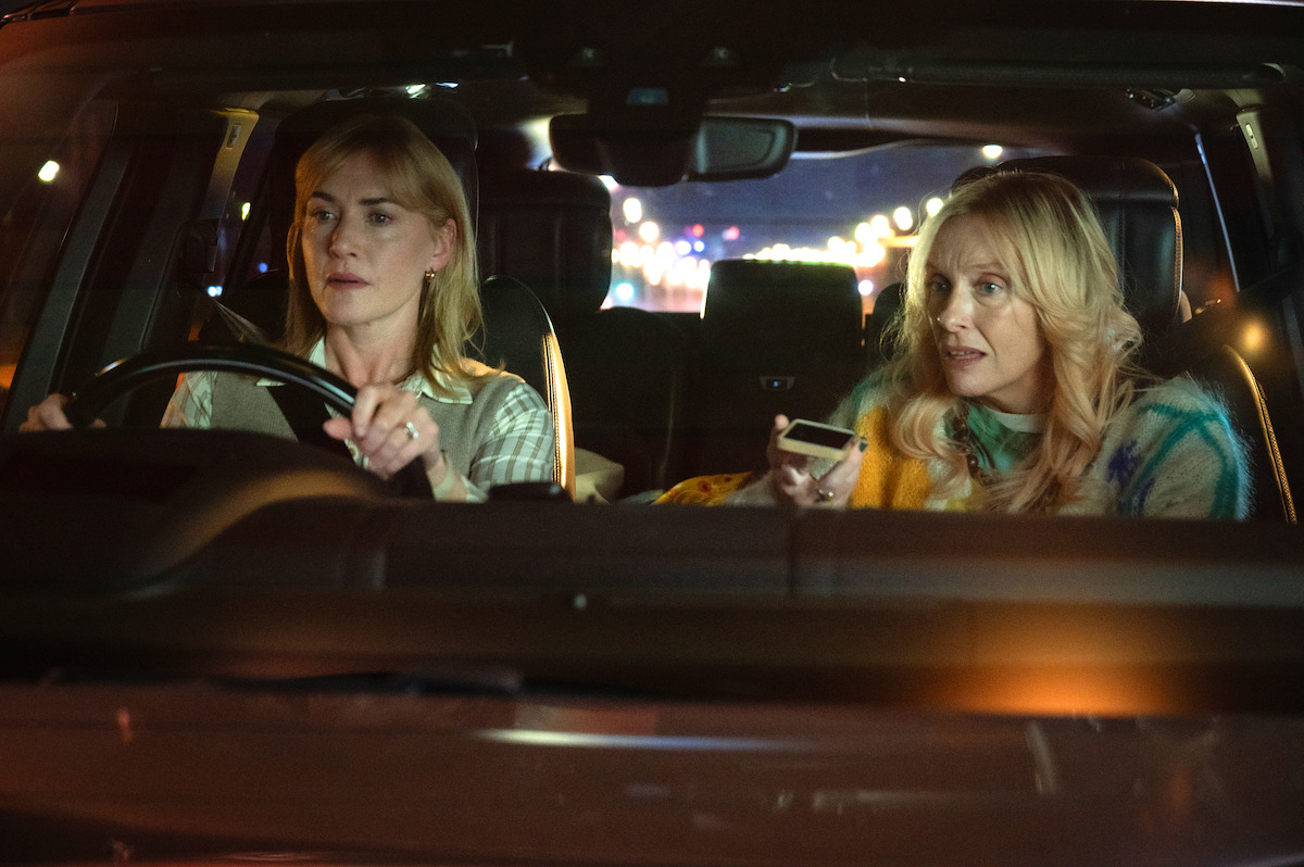 Kate Winslet as Julia and Toni Collette as Helen in ‘Goodbye June’