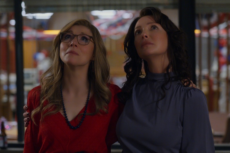 Sarah Chalke and Katherine Heigl
