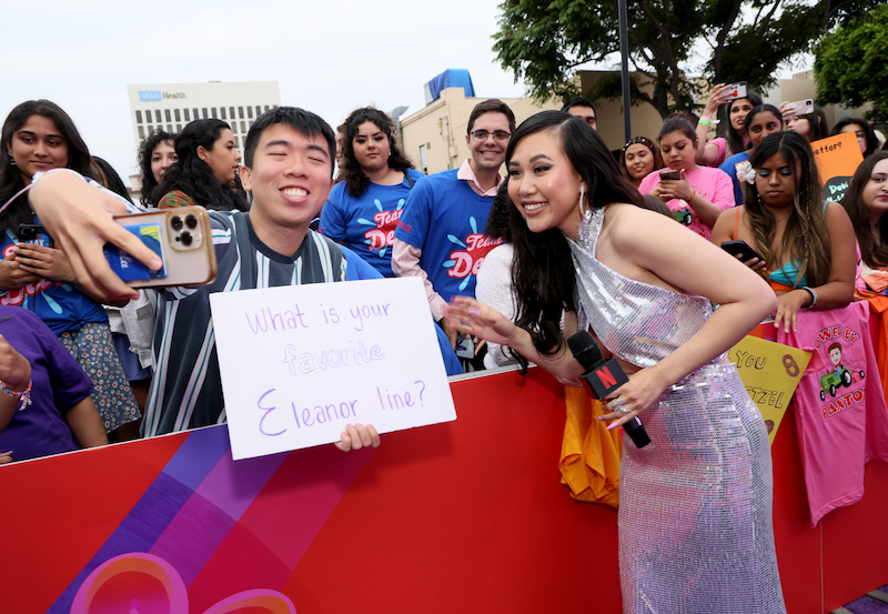Cast of Never Have I Ever at the red carpet premiere in Los Angeles.