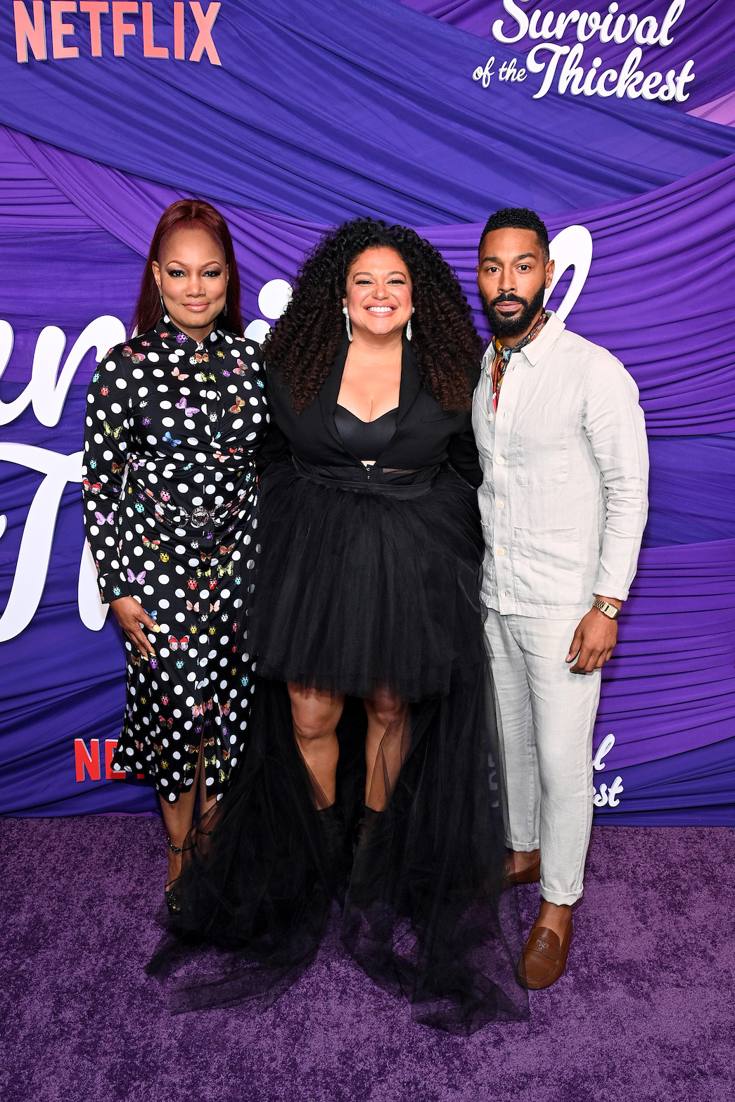 Michelle Buteau and ‘Survival of the Thickest’ Cast Hit Red