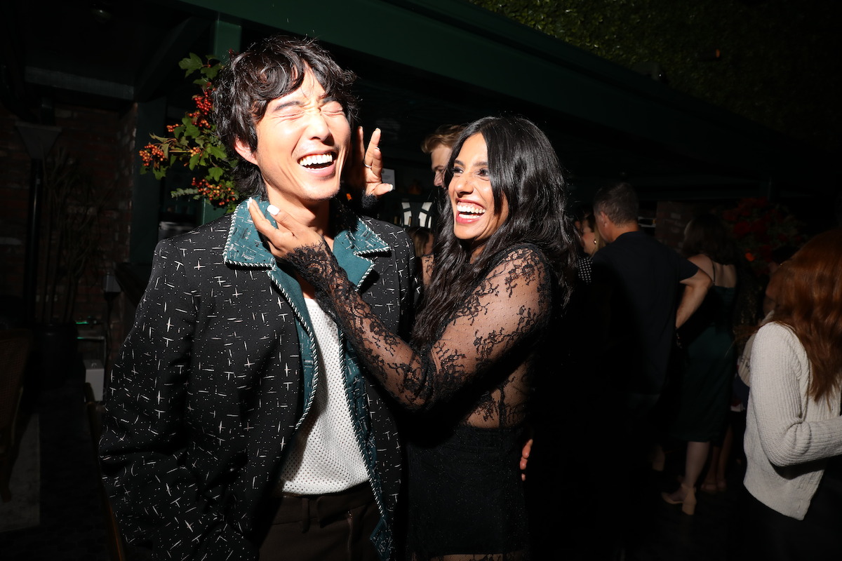 Justin H. Min and Ritu Arya attend ‘The Umbrella Academy’ Season 4 premiere after-party at The Spotlight in Los Angeles.