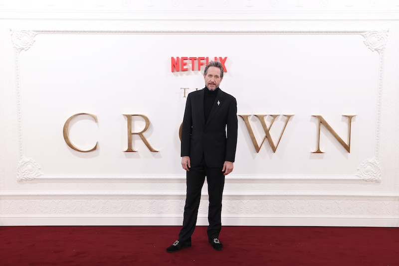 Bertie Carvel attends The Crown finale celebration at The Royal Festival Hall.