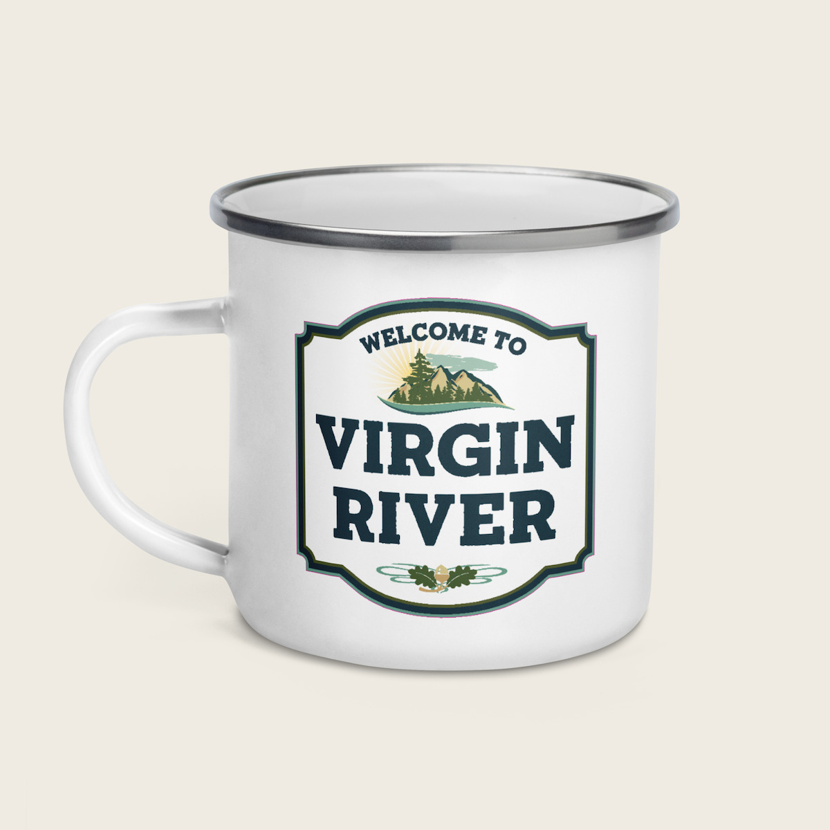 Virgin River Welcome To Virgin River Enamel Mug