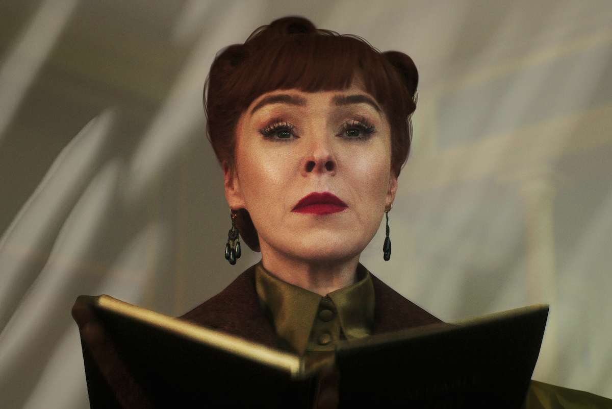 Ruth Connell as Night Nurse in Dead Boy Detectives.