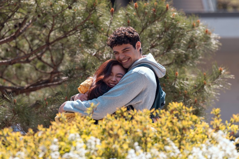 Anna Cathcart as Kitty Song Covey and Noah Centineo as Peter Kavinsky in Season 2 of 'XO, Kitty'