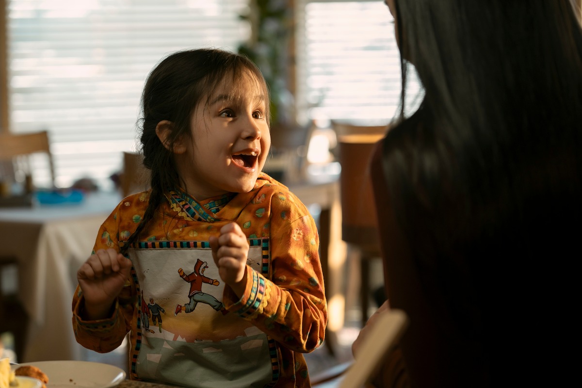 Keira Belle Cooper as Bun in ‘North of North’.