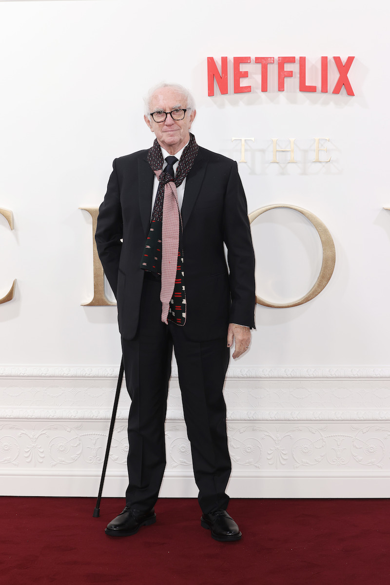 Jonathan Pryce attends The Crown finale celebration at The Royal Festival Hall.