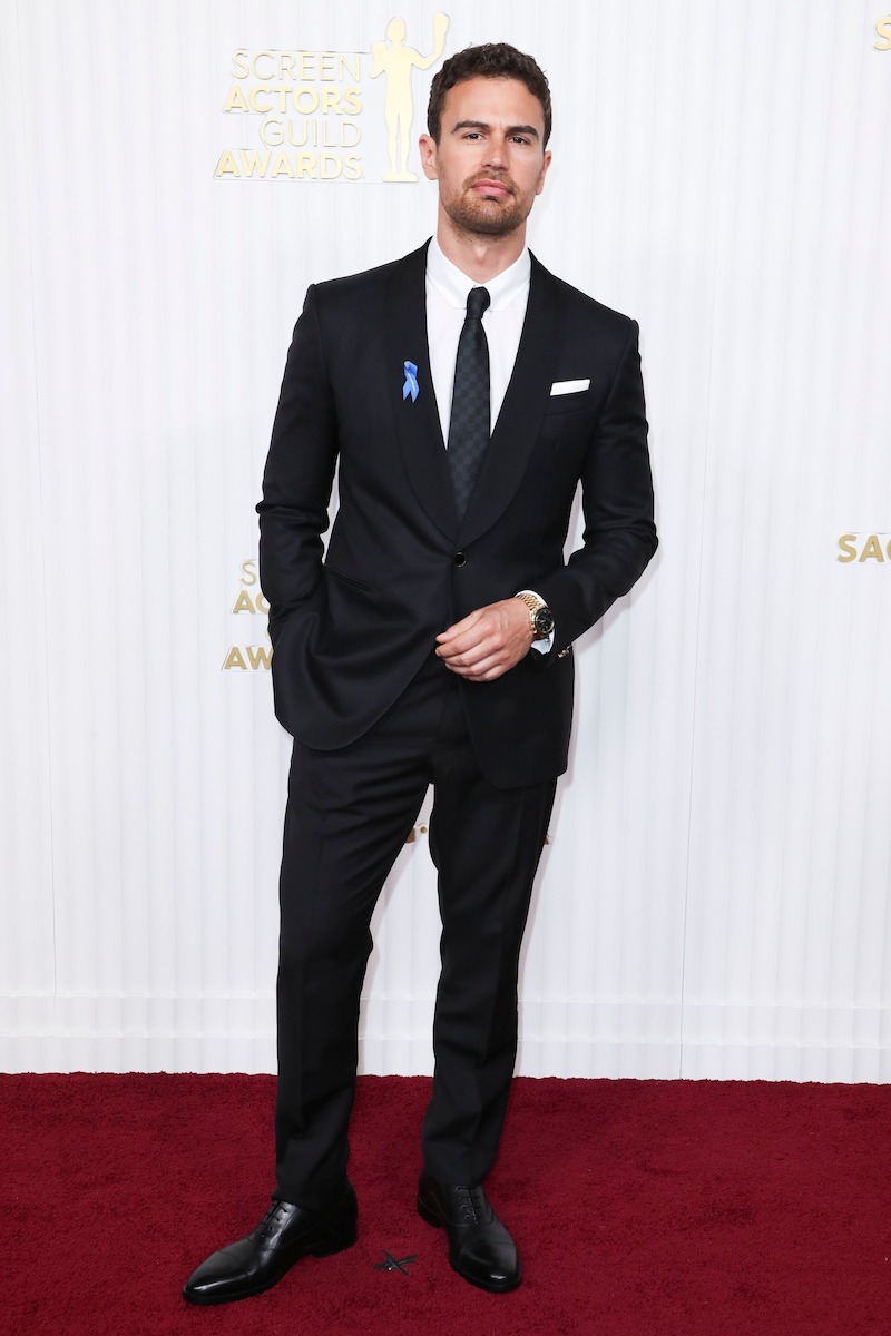 Theo James at the 2023 Screen Actors Guild Awards in Los Angeles.